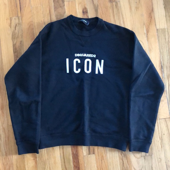 dsquared crew neck sweatshirt